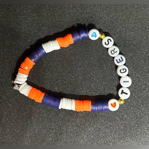 Detroit Tigers 🧡💙 Heishi Bracelet - Picture 8 of 8